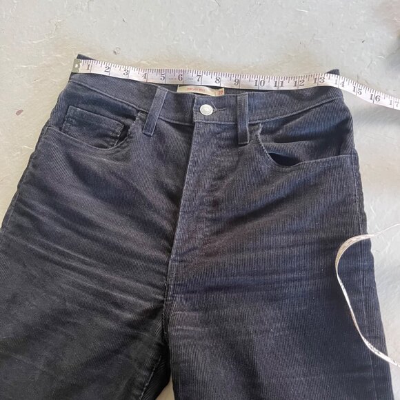 Levi's Ribcage Bell Cordoroy Wide Leg Pants Size 27 - Picture 5 of 9